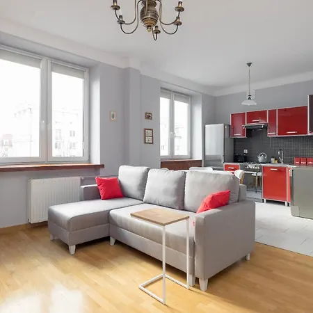 Apartment Metro Raclawicka Red Warsaw